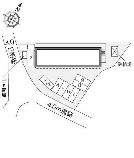 八戸市湊町赤坂 月極駐車場